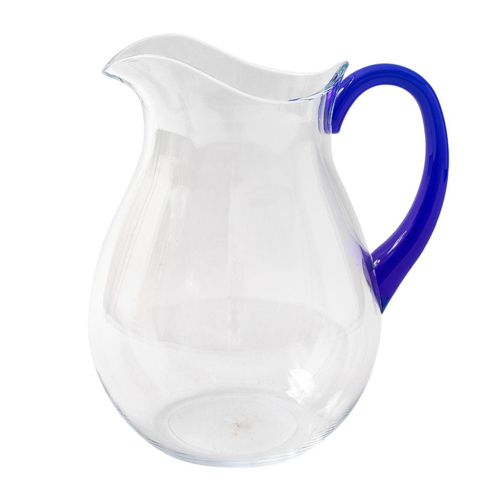 Acrylic Pitcher Clear Cobalt