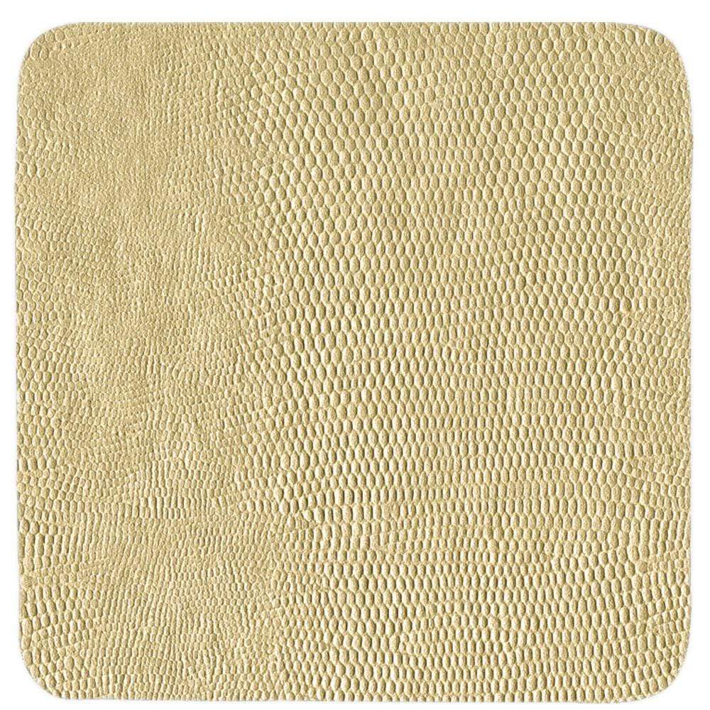 Coaster Round 8-in Platinum Lizard