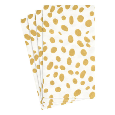 Guest Towels Airlaid - Spots Gold-Paper Linen