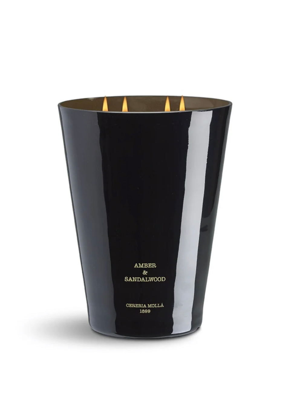 Amber & Sandalwood Black XXL Candle