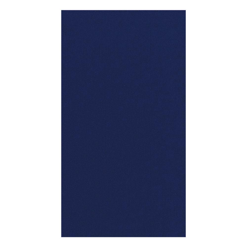 Guest Towels Solid Airl Linen Navy Blue