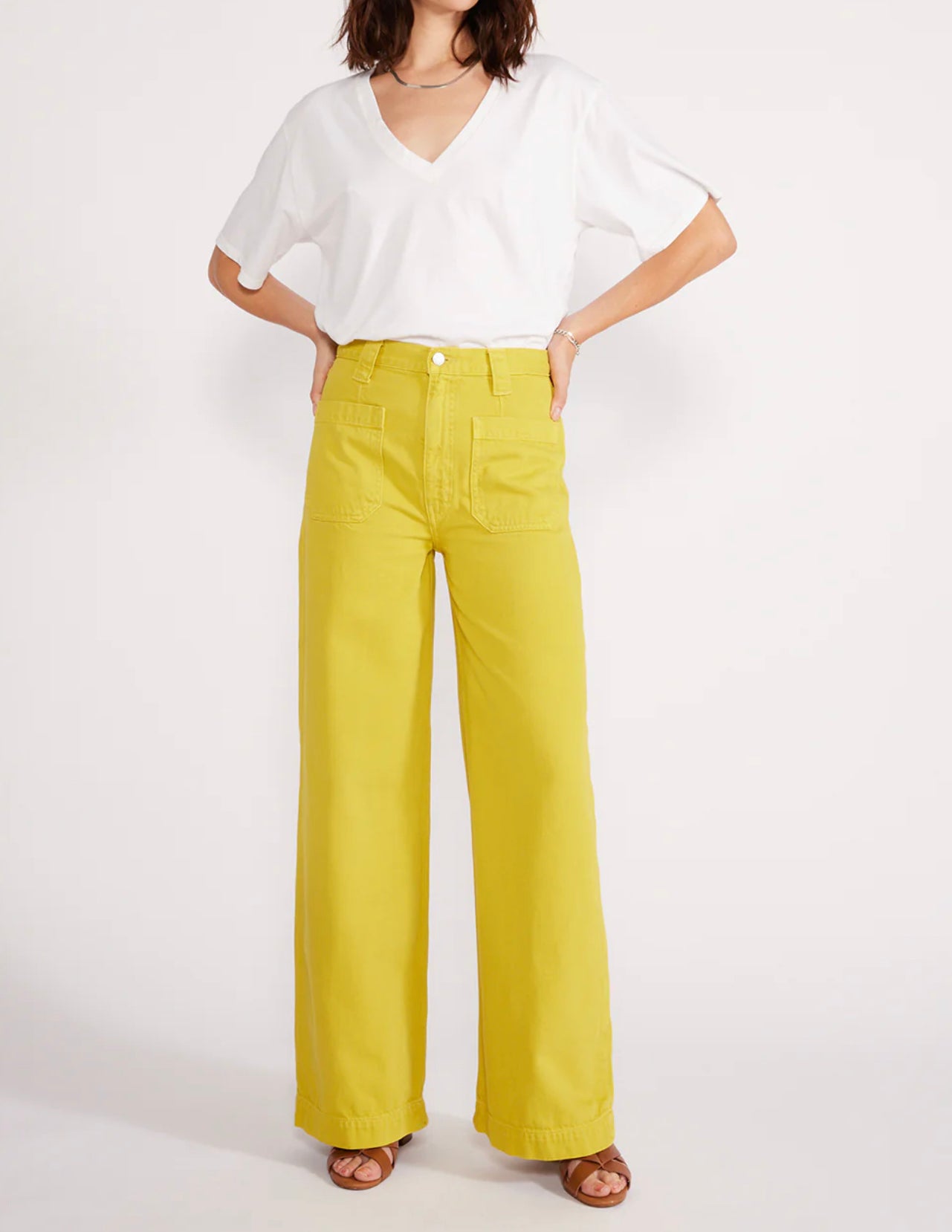 Devon Wide Leg Antique Moss