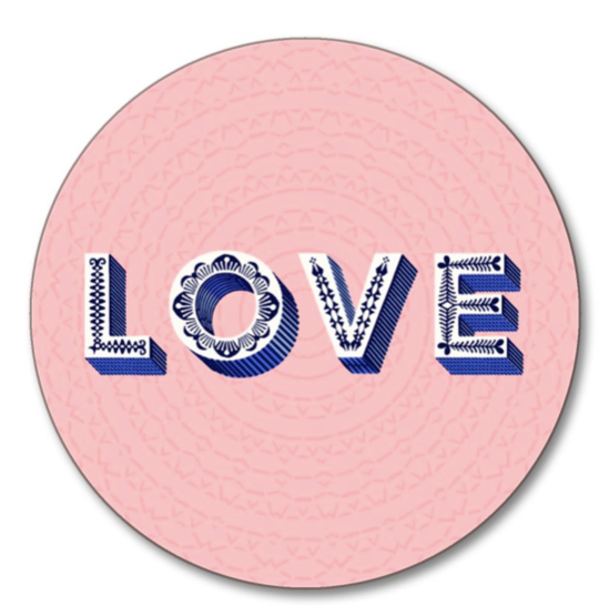 Love Pink Coaster