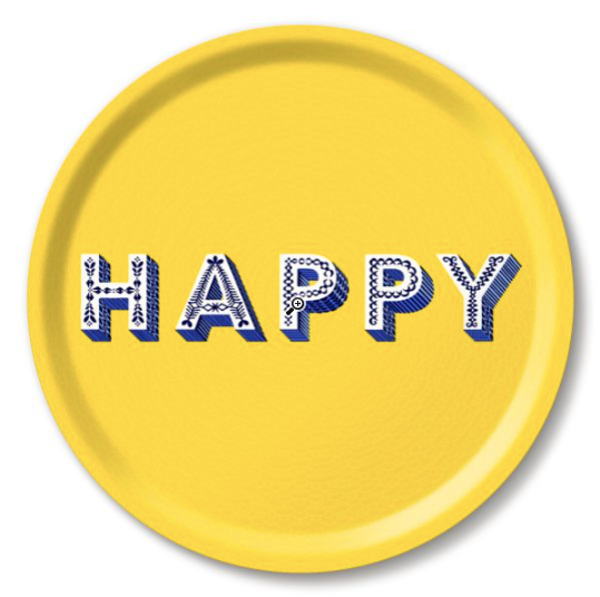 Happy Yellow Tray
