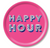 Happy Hour Bright Pink Tray