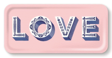 Love Pink Tray