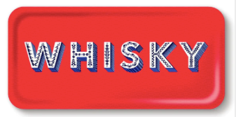 Whisky Red Tray