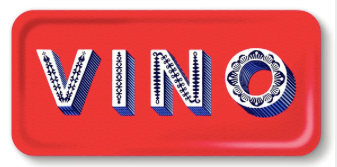 Vino Red Tray