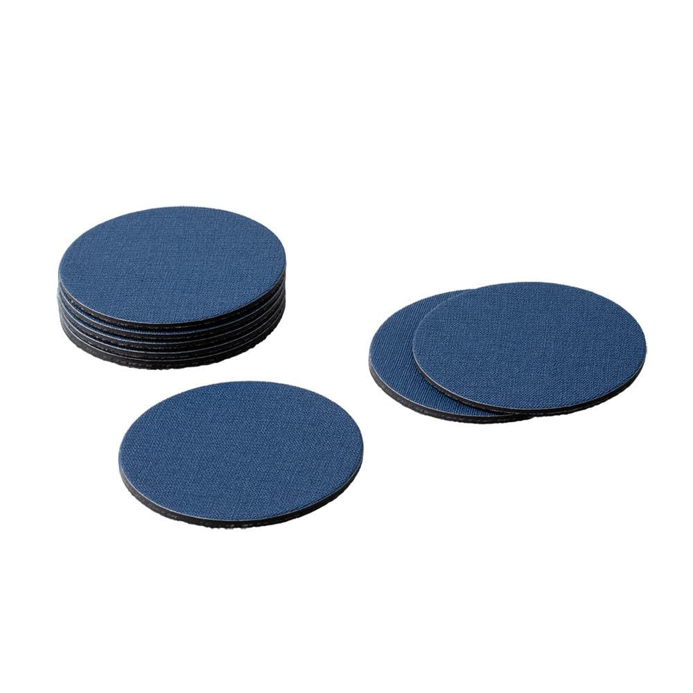 Coaster Round Classic Canvas Navy