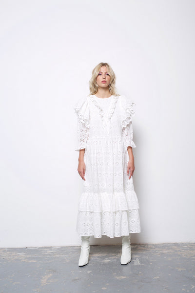 Grace White Dress