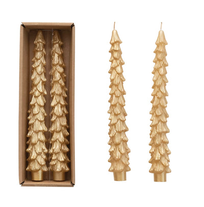 Unscented Tree Shaped Taper Candles