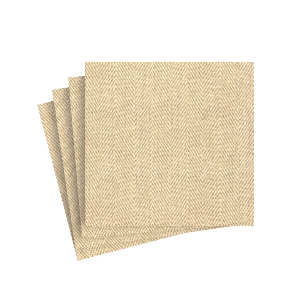 NAPKIN AIRLAID COCKTAIL JUTE NATURAL-PAPER LINE