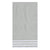 Guest Towel Stripe Border-Silver