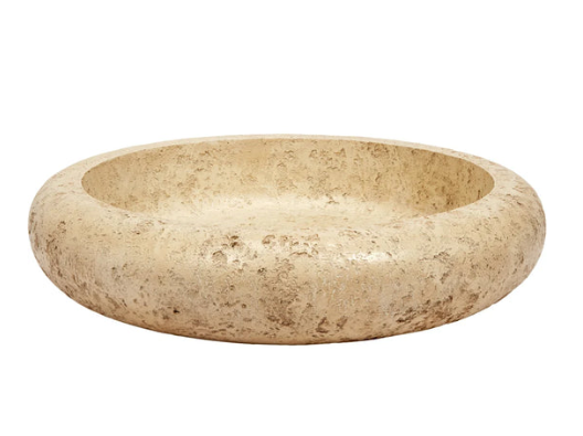 Stanley Limestone Finished Round Bowl