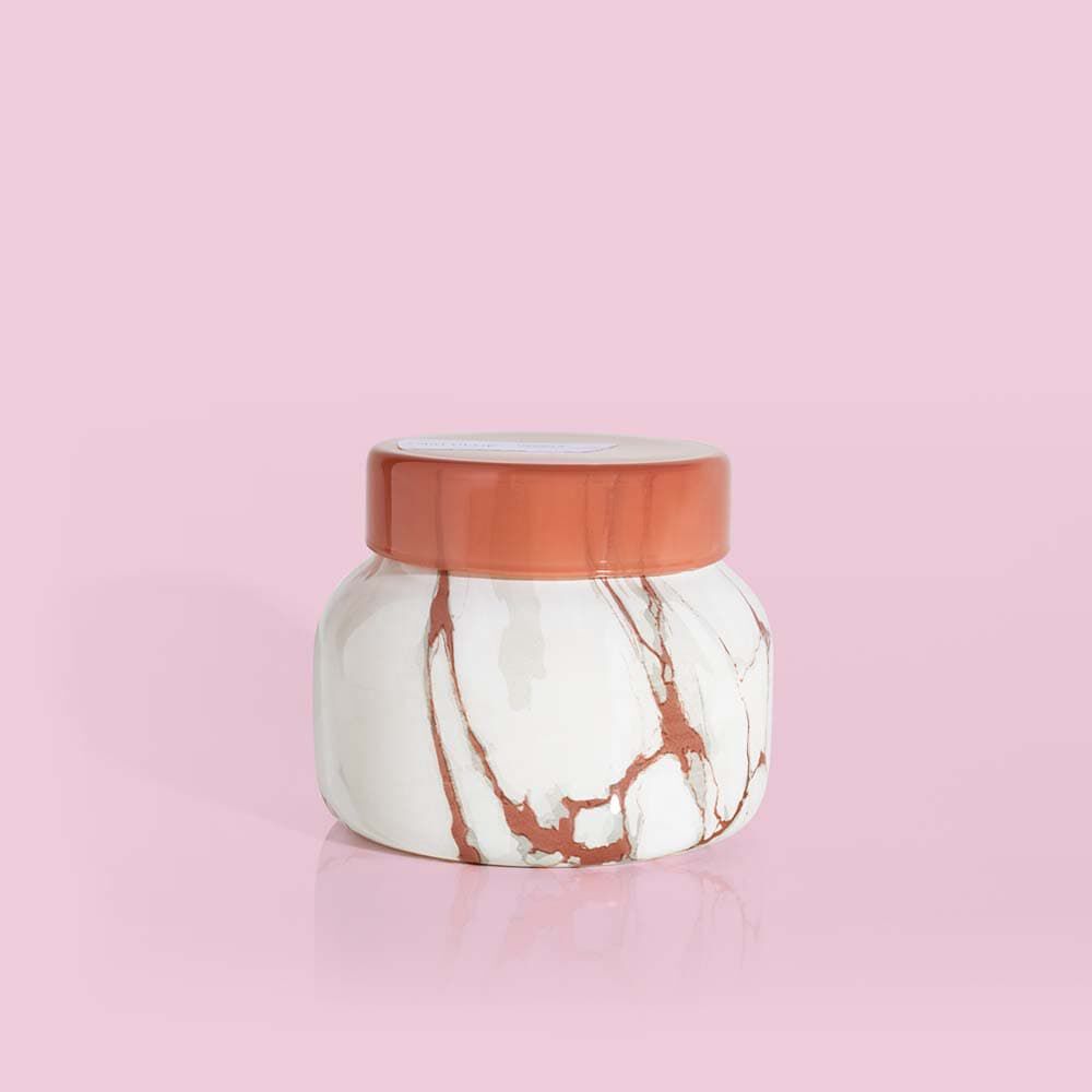 8 Oz Jar Petite Modern Marble