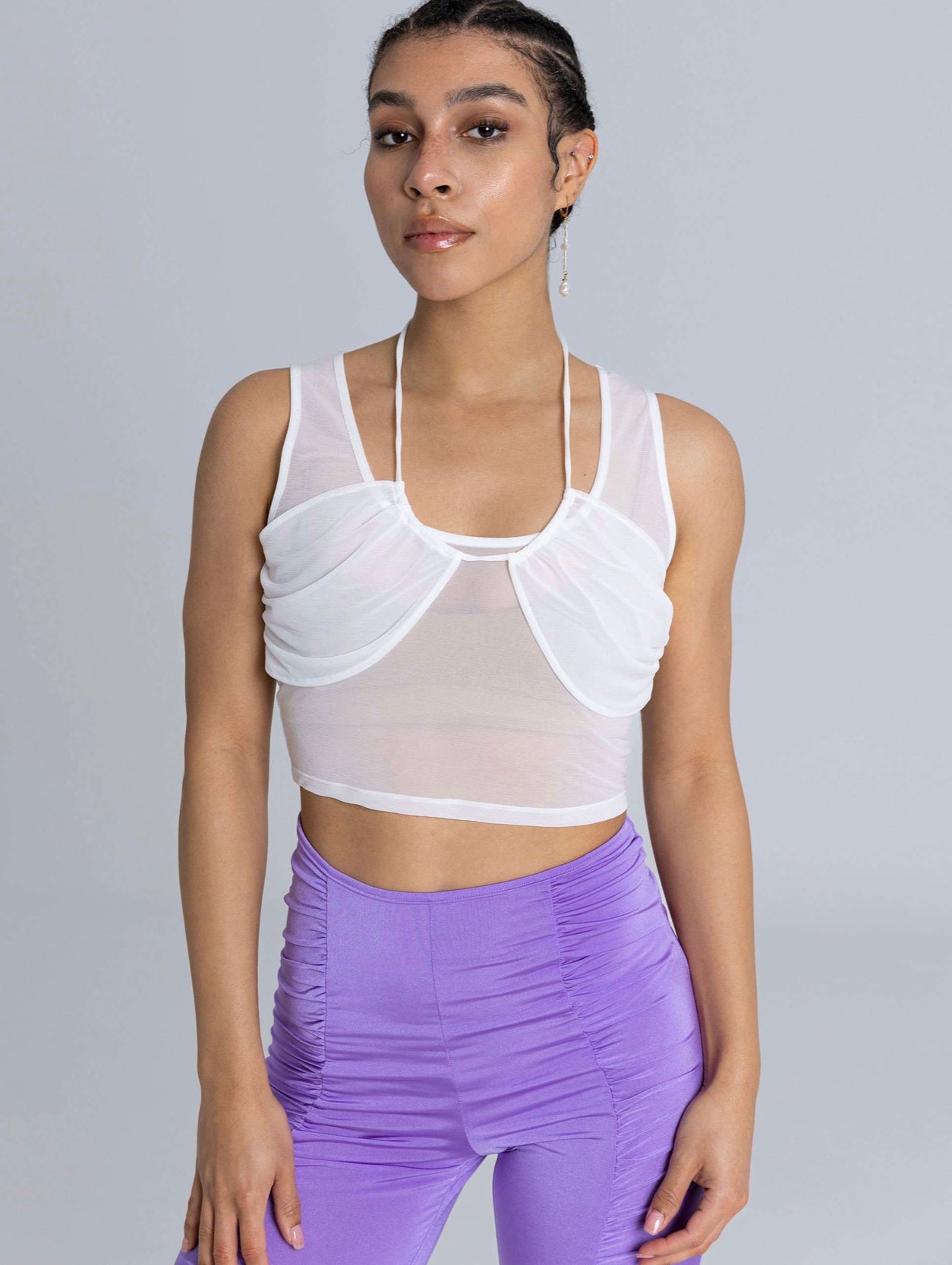 Double Layered Sheer Top