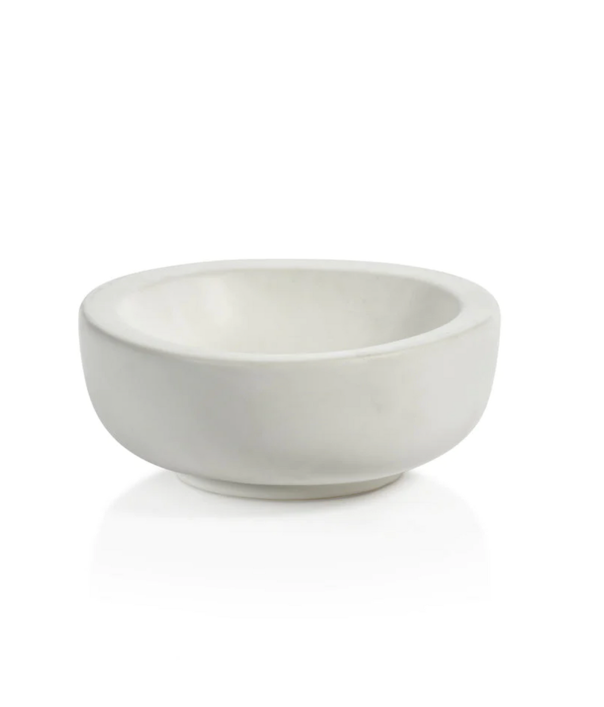 Soft Organic Shape Bowl- Matt White Ceramic