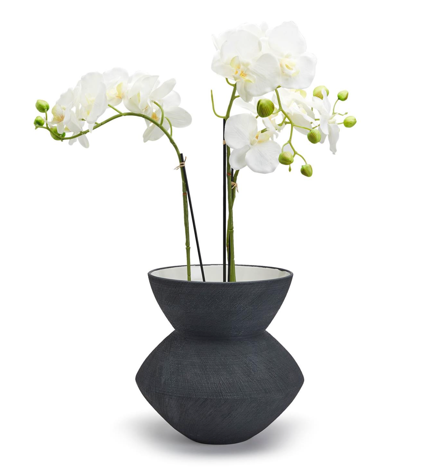 Black Steel Scratch Vase