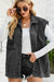 Black Denim Vest
