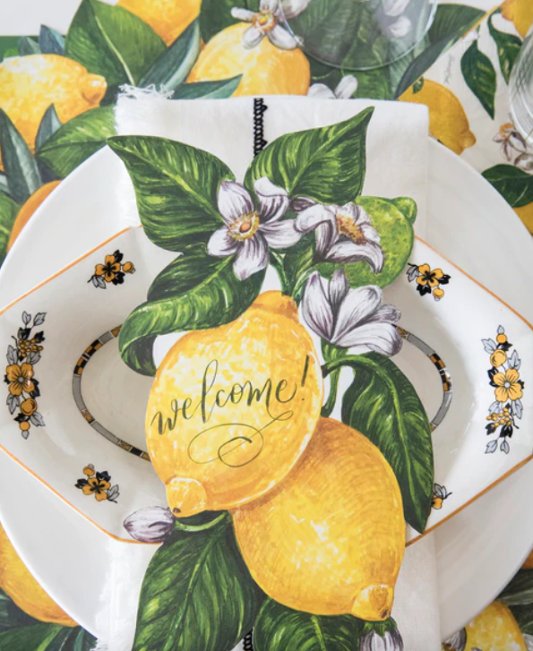 Lemon Table Accent - Set Of 12