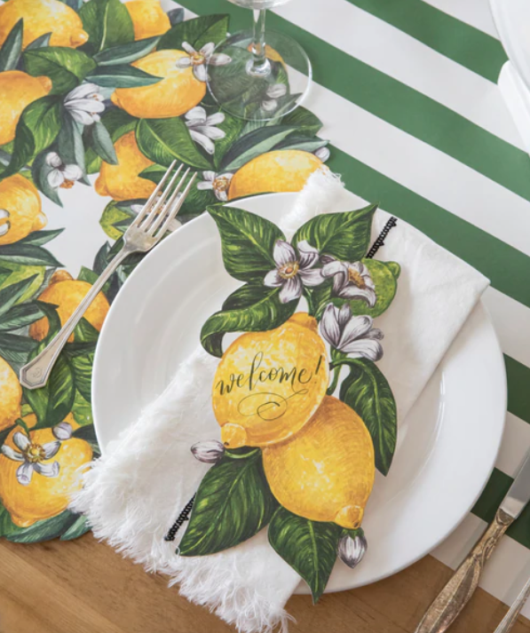 Lemon Table Accent - Set Of 12