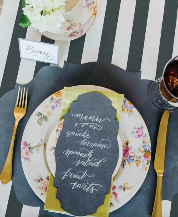 Gray Classic Stripe Runner - 20" X 25'