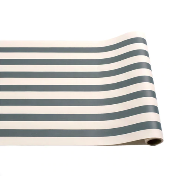 Gray Classic Stripe Runner - 20" X 25'