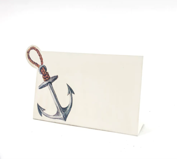 Anchor Place Card - Pack Of 12