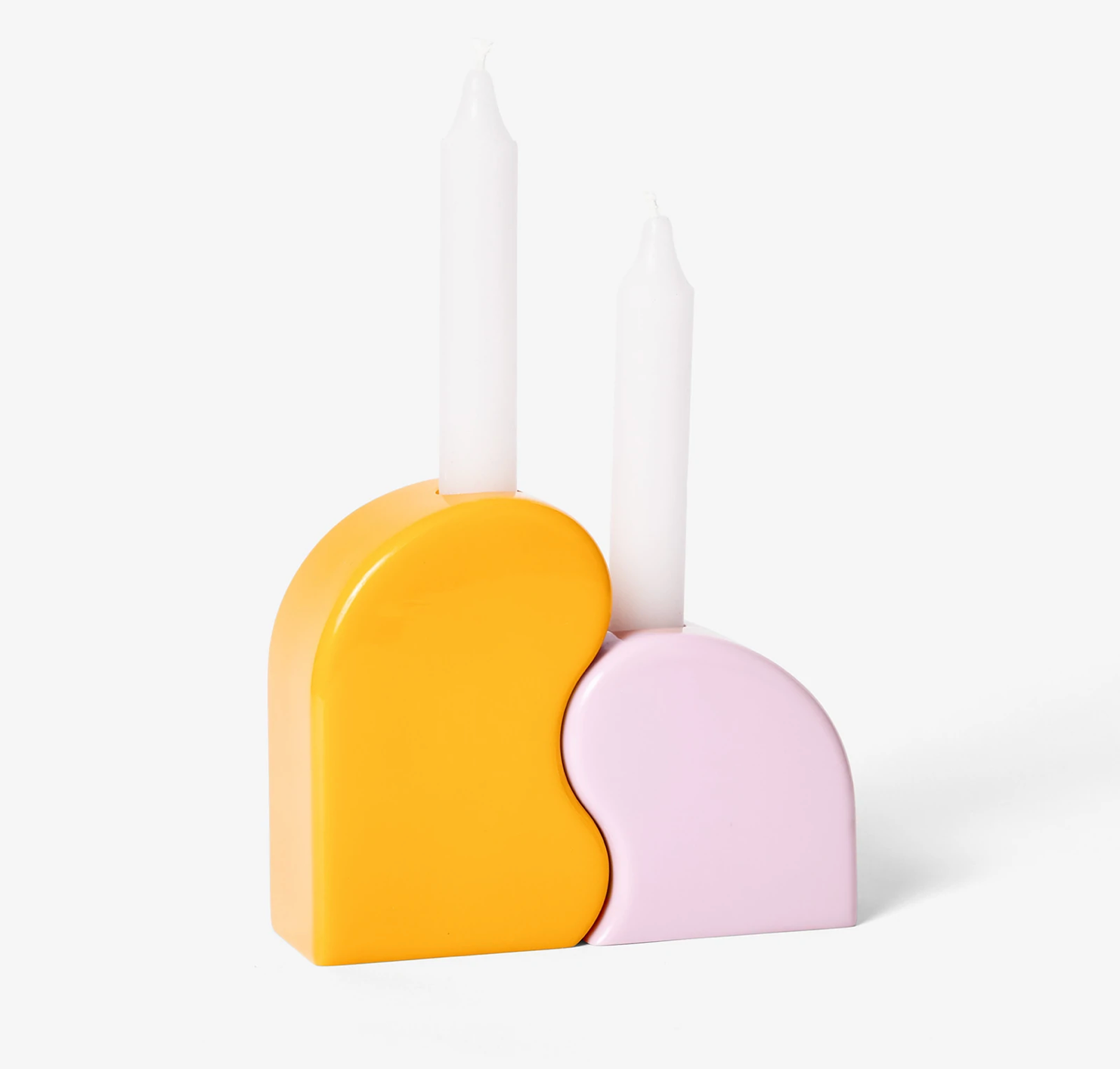 Seymour Candle Holder (orange/pink)