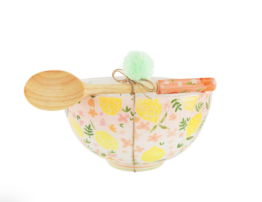 Watercolor Fruit Bowl