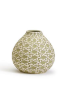 Embossed Cane Vase