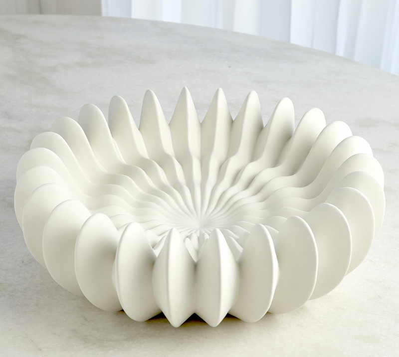 Spicchi Line Bowl-Matte White