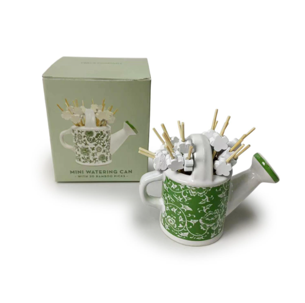 Countryside Watering Can with 20 Picks in Gift Box