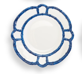 Blue Bamboo Touch Dinner Plate