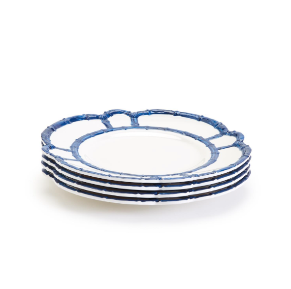 Blue Bamboo Touch Dinner Plate