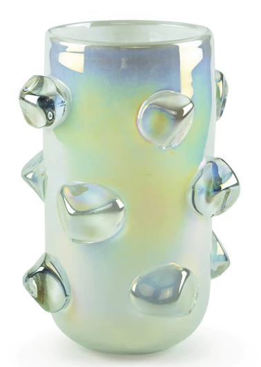 Glass vase - ICE design Whithe