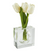 Crystal Vase  Square Bubble large