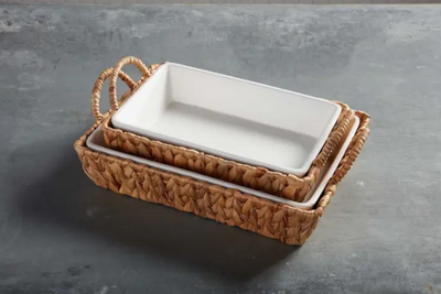 Hyacinth Basket Baker Set