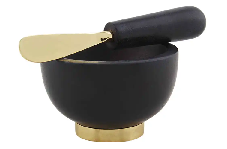 Black Marble Dip Bowl