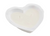 White Heart Bowl Candle