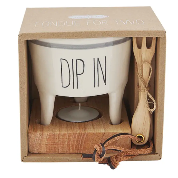 Fondue Dip And Forks Set