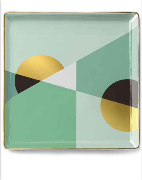 Ceramic Tray Siena Mint