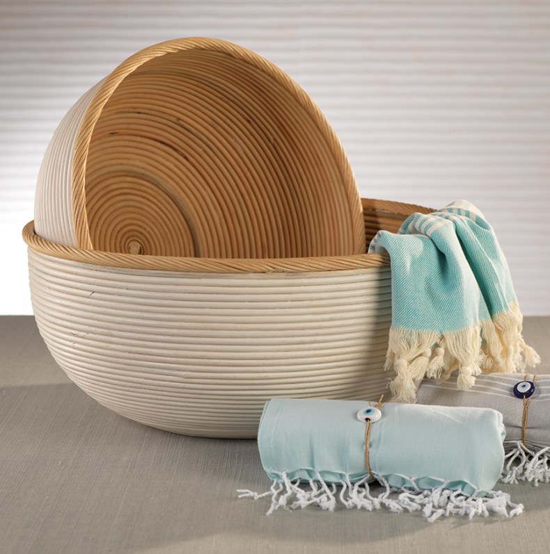 Santo Rattan Bowls