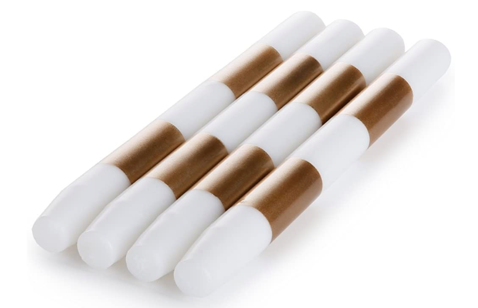 Modern & Festive Gold Formal Candles/Set of 6