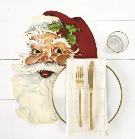 Die Cut Santa Placemat - 12 Sheets