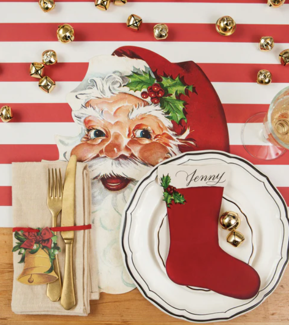 Die Cut Santa Placemat - 12 Sheets