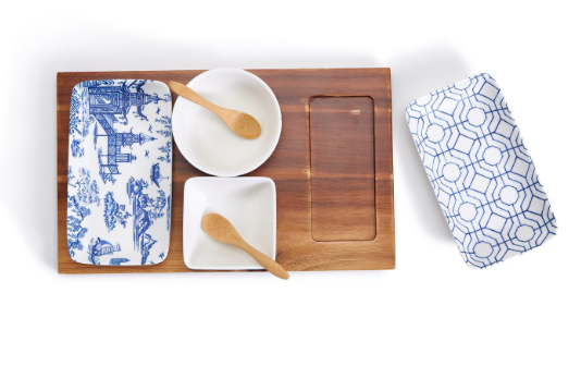 Chinoiserie 7 Pc Tidbits and Tapas Serving