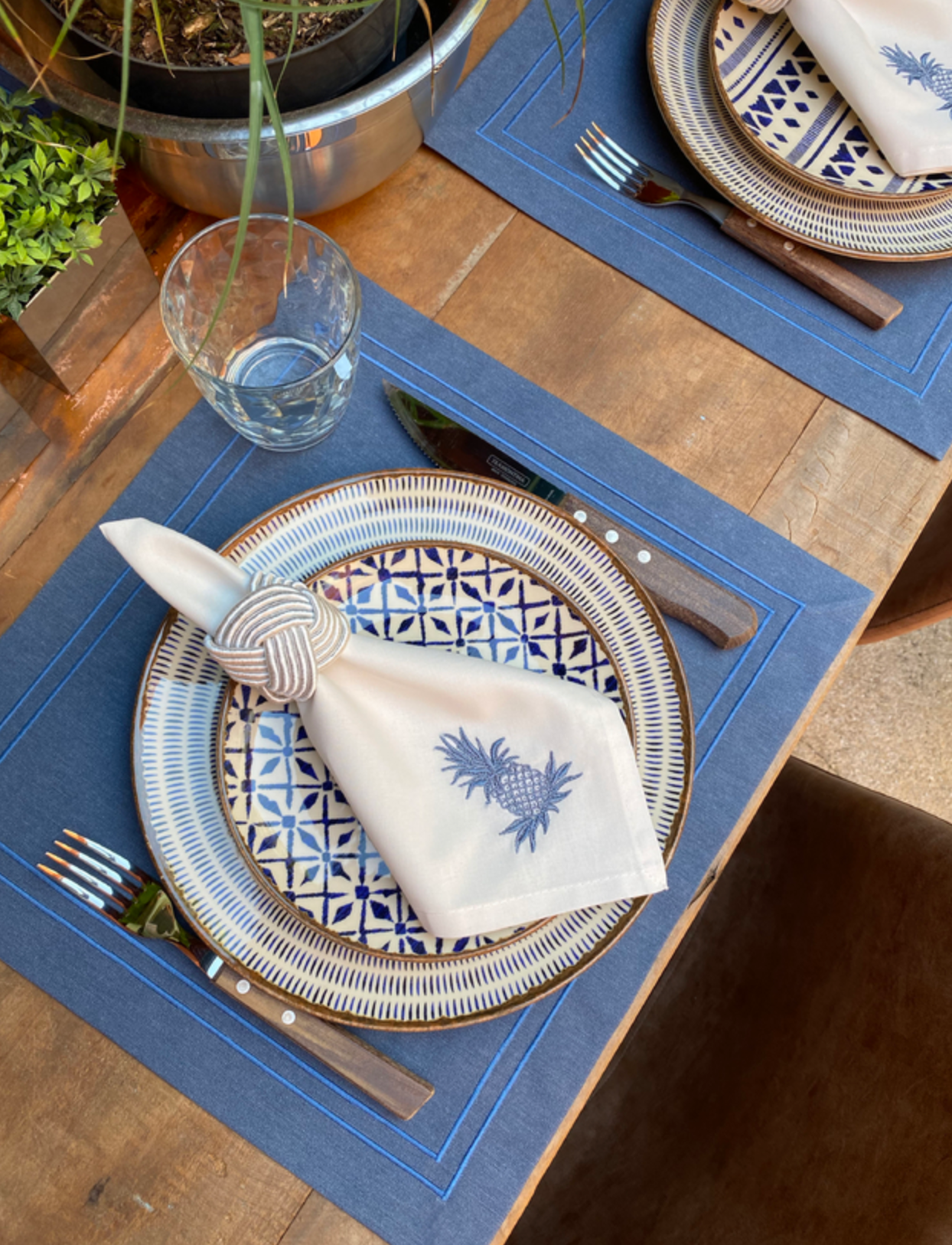 Slim Waterproof Placemat Jeans with Jeans