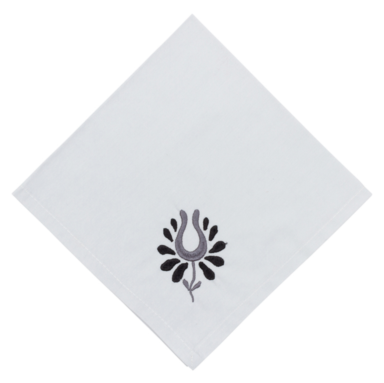 Napkin Grey - Black Tulip