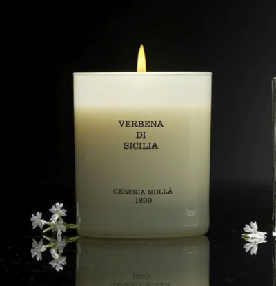 Verbena di Sicilia Ivory Premium Candle